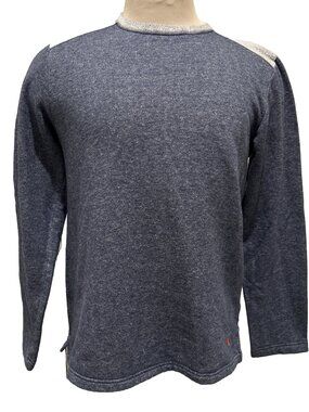 Tommy Bahama Sweater Mens Size M Cotton Blue Gray Long Sleeve